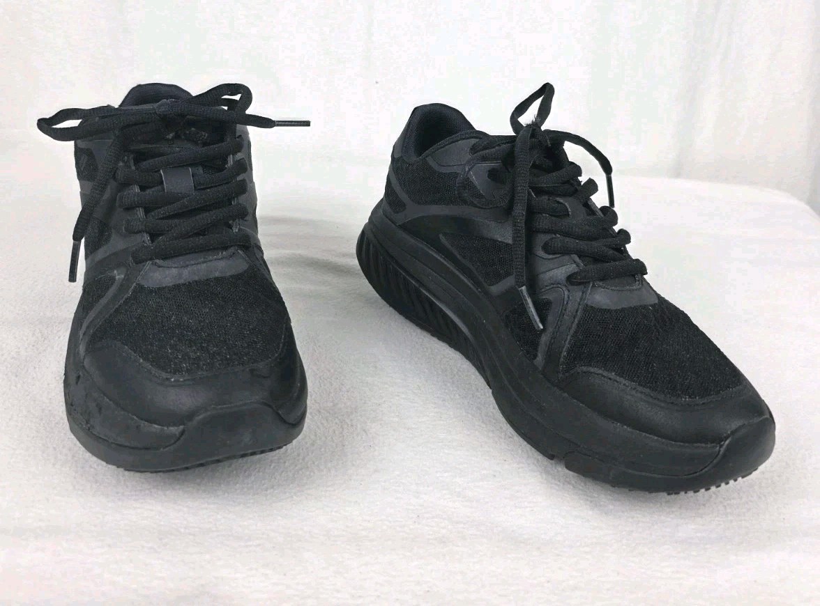 Shoes for Crews Slip & Oil Resistant Women’s Size 7.5 M Black Energy Lace Up