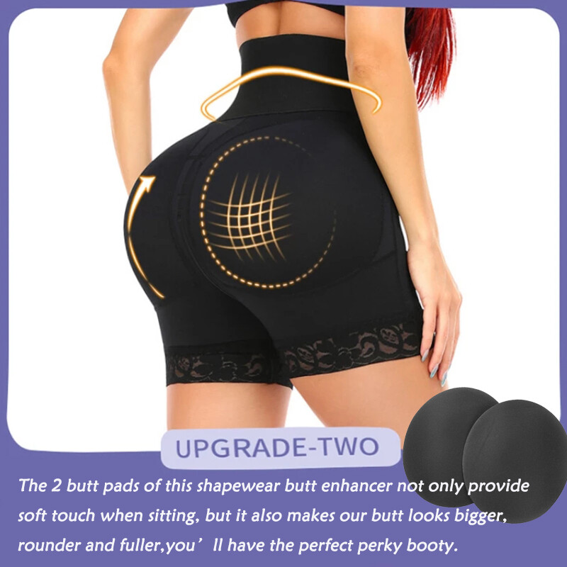 Fajas Colombianas Fake Buttocks Butt Lifter Short Body Shaper Booty Enhancer BBL