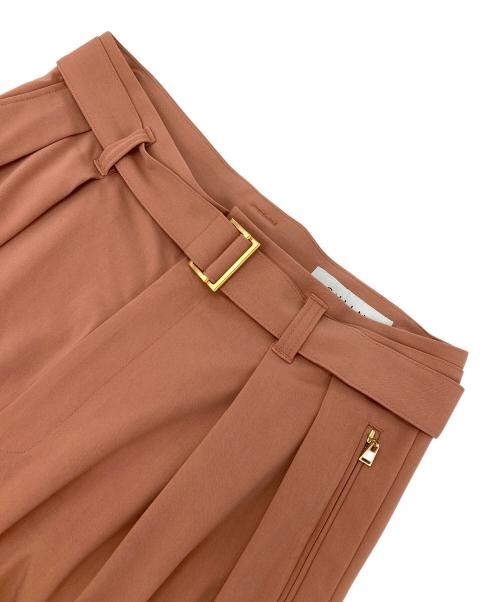 CULLNI Belt 2-pleat pants Pants pink 21-AW-023