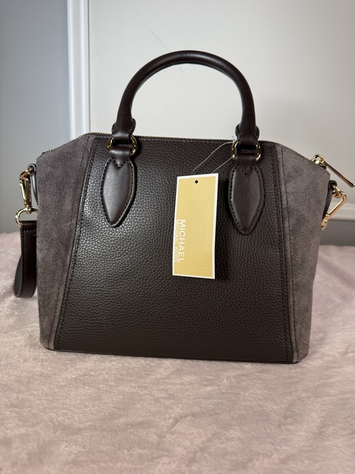 Michael Kors Sienna satchel chocolate brown
