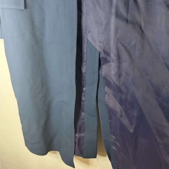 VTG Tamostu New York Coat Women 12 Navy Blue Academia Old Money Corpcore Mature