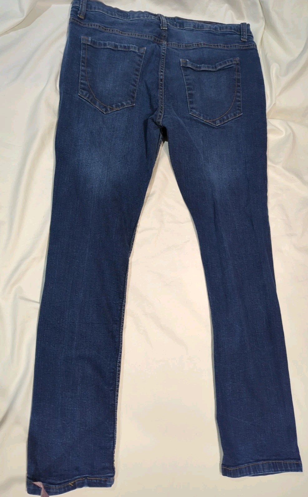 Paper Denim & Cloth Jeans Men’s 34×29 Medium Wash Stretch Distressed Straight