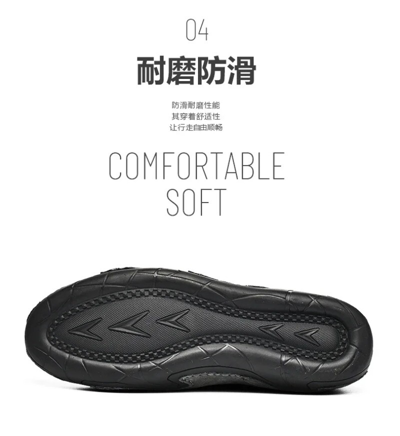 Men’s Casual Shoes Handmade Leather Loafers Moccasins Slip on Flats Driving Shoe