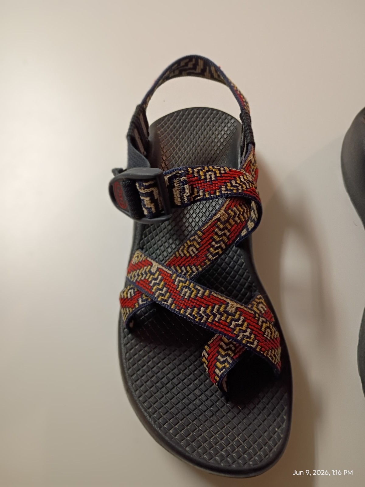 Classic Chaco ZX/2 Women’s Size 6 Blue Red Yellow Outdoor Hiking Sandals