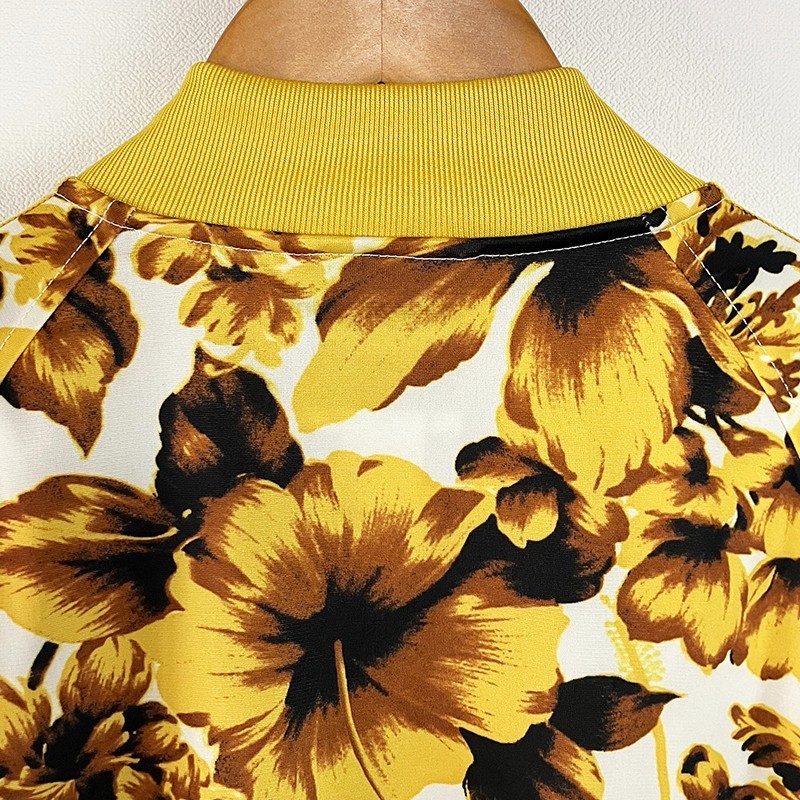 Adidas Jeremy Scott Hibiscus Blouson Floral Pattern Track Jacket Size M MINT!