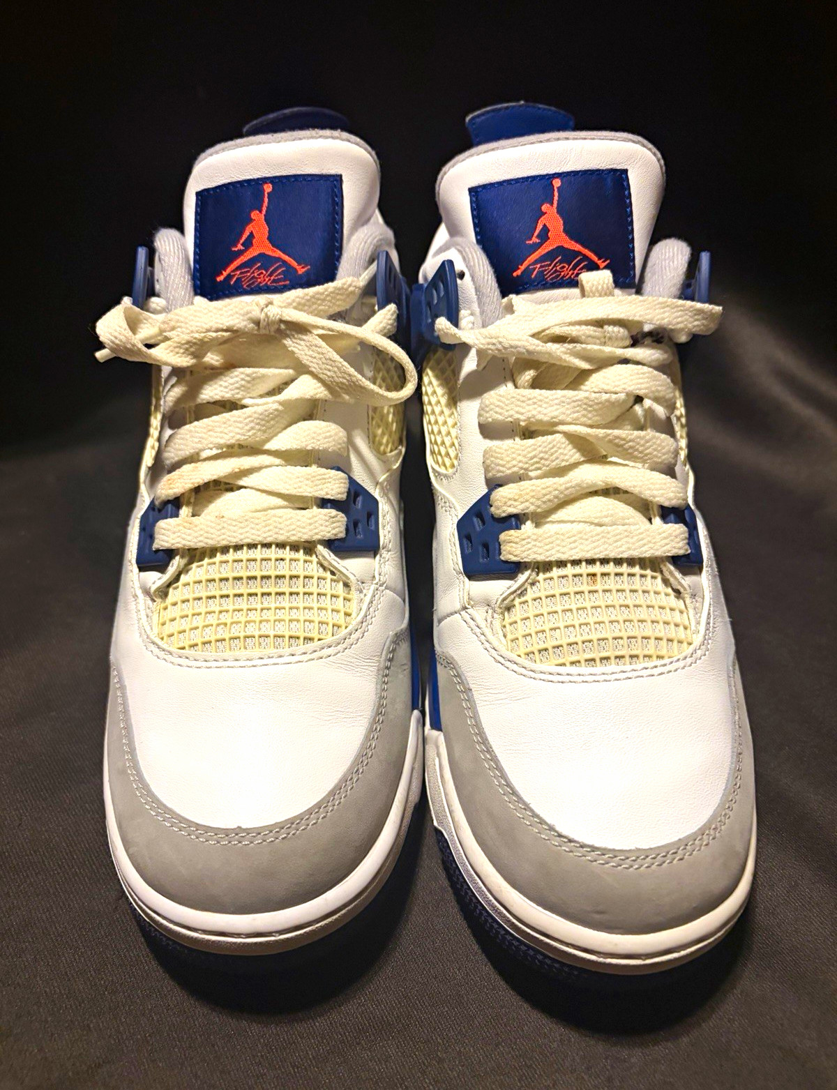 Jordan Air Jordan 4 Retro (GS) White/Blue/Gray/Orange 6.5Y 487724-132