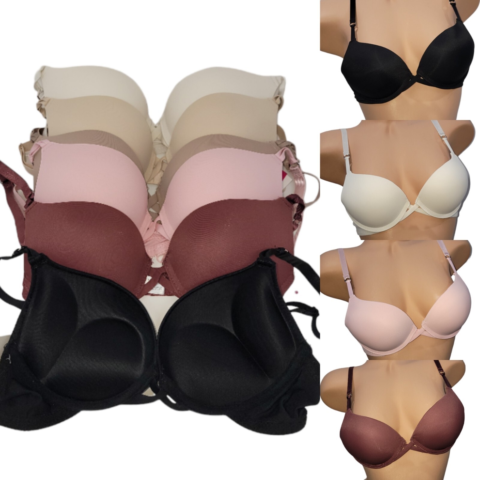 Extreme Double Push Up Add 2 Cup Sizes Sexy Push Up Bra Free Returns