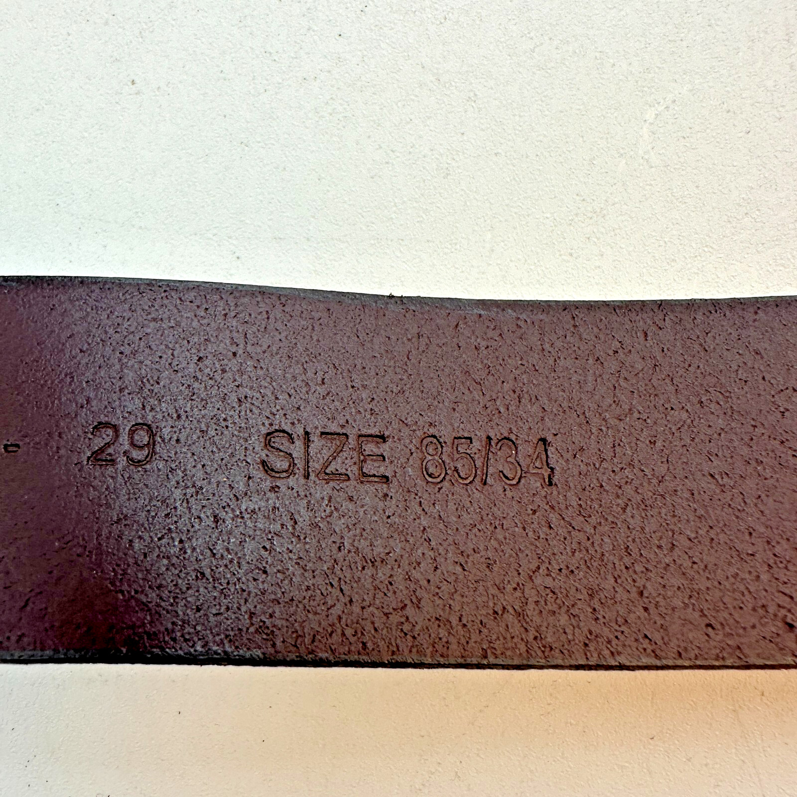 Levi’s Made in Italy Belt Men’s Sizes W32- 36 100% Leather Dark Brown New