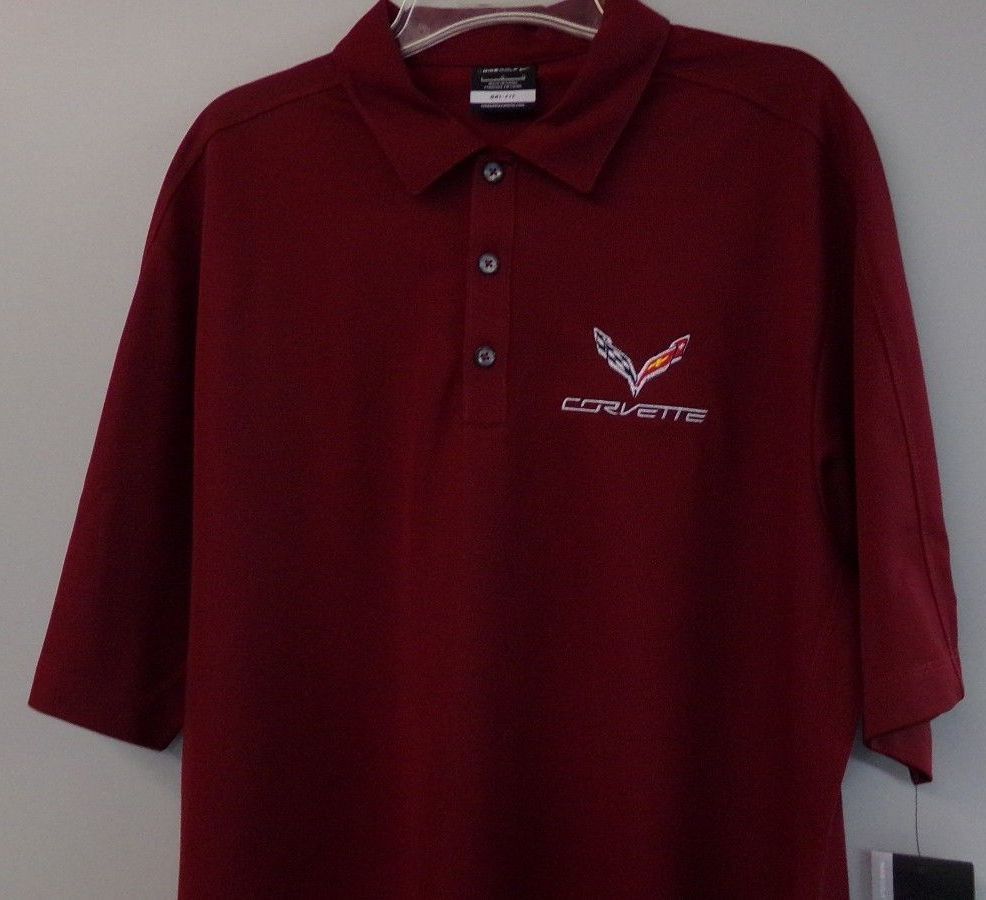 C7 Chevrolet Corvette Mens Nike Dri Fit Embroidered Polo XS-4XL, LT-4XLT New