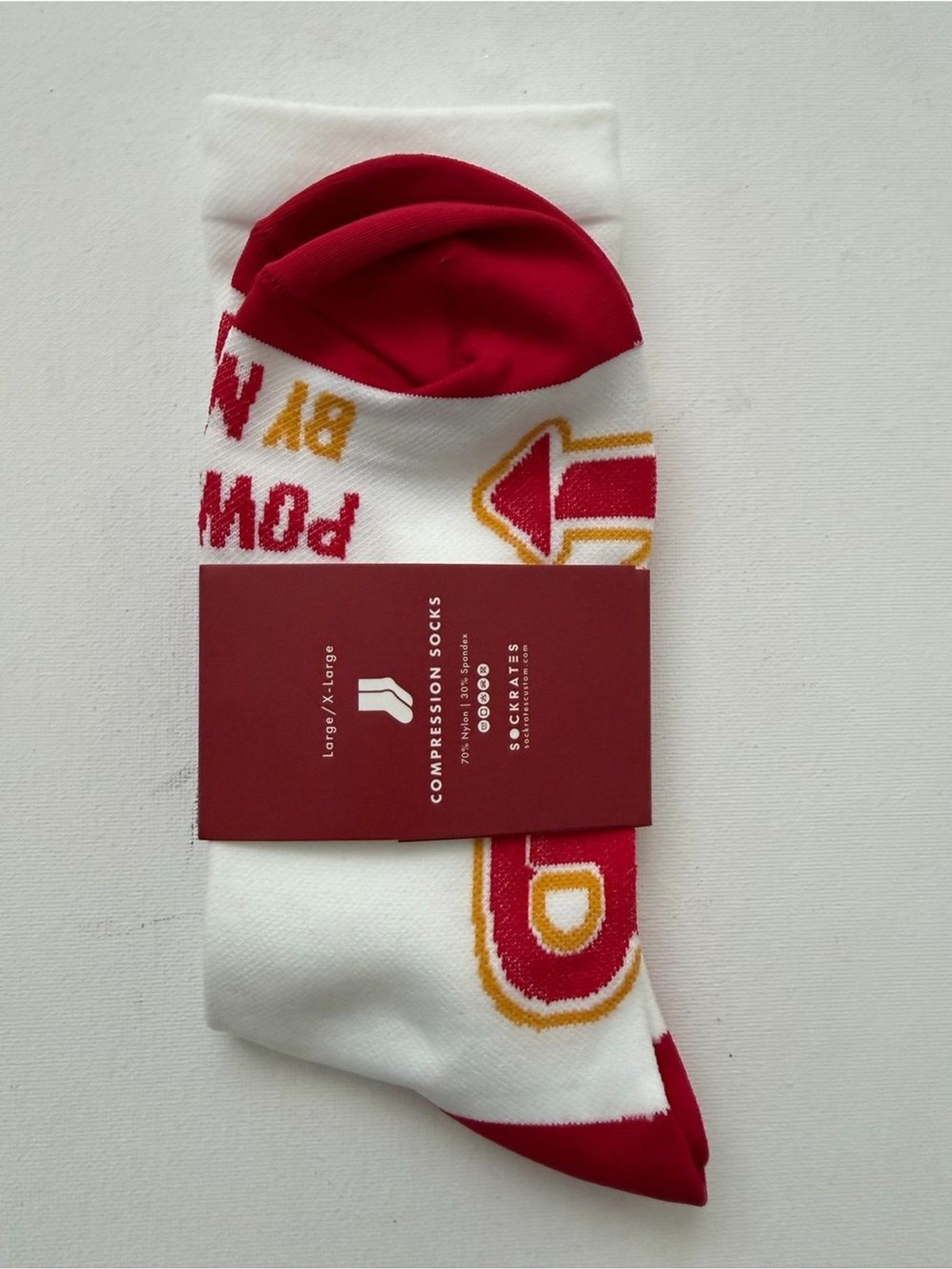 UNISEX Sockrates Compression Socks “RUN” & “POWERED BY MILES”