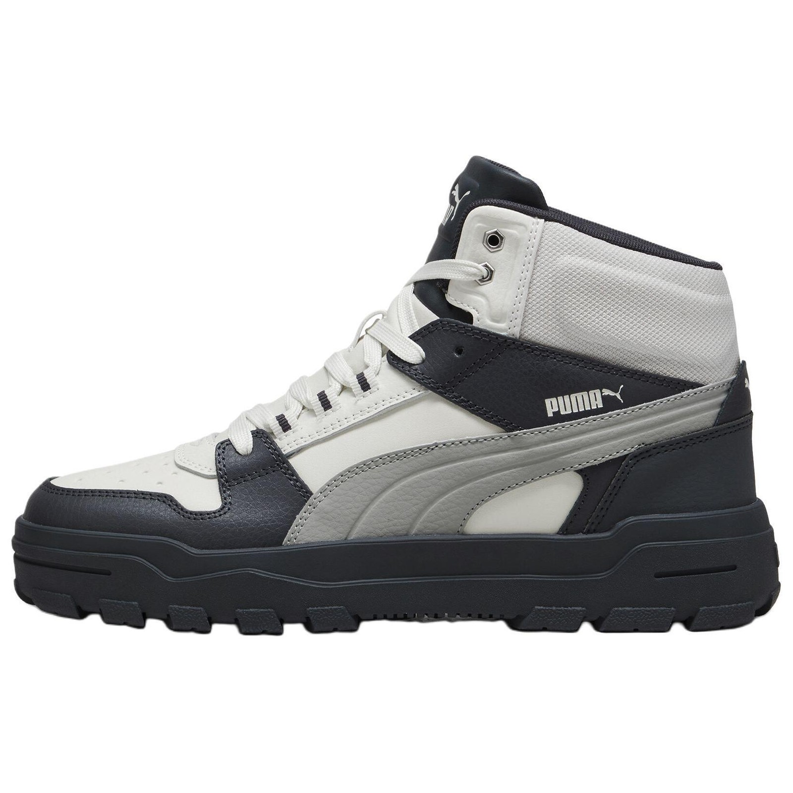 PUMA Abrasion Resistant Mid top Skateboard Shoes Unisex Gray 397468-07