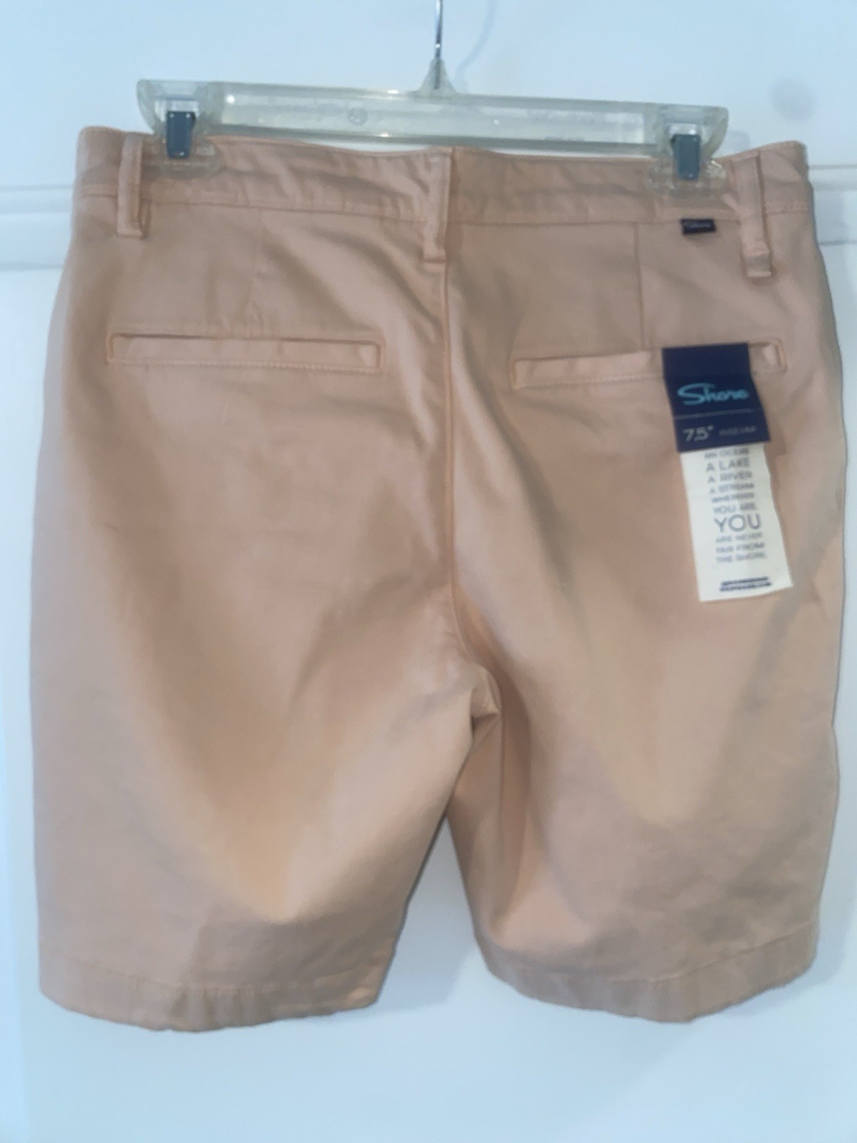 Shore 7.5″ Bowen Short Almost Apr Peach Color Size 28 New 7.5” Inseam