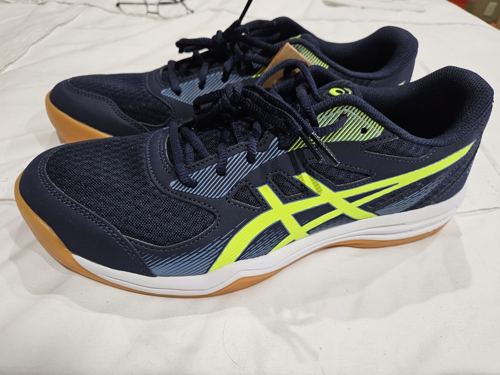 ASICS Sneakers Upcourt 5 Midnight/Hazard Green US Size 10 Mens
