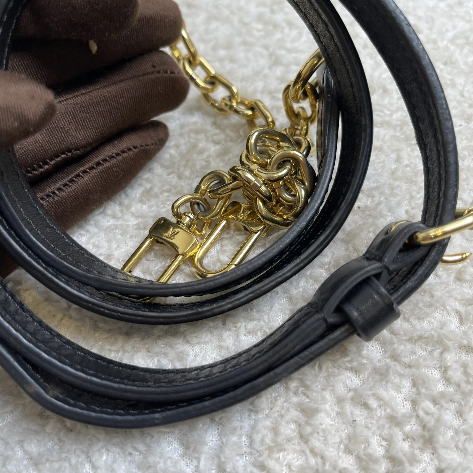 Louis Vuitton Monogram Black Trunk Clutch Soft Box Bag