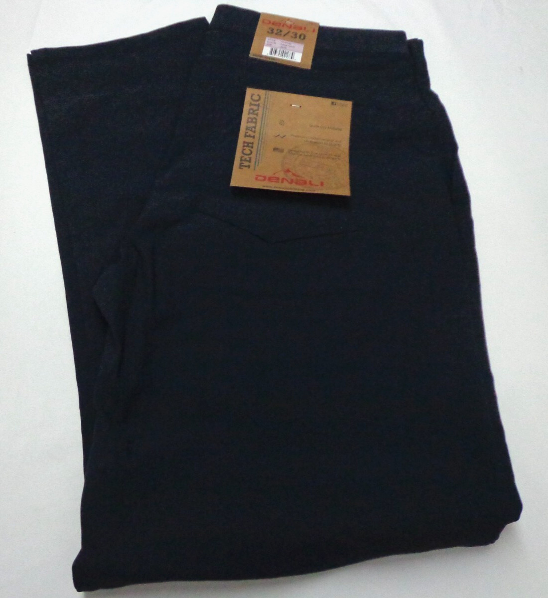 DENALI Dark Navy Blue Tech Fabric Stretch Pants NWT 32/30 MSRP $54