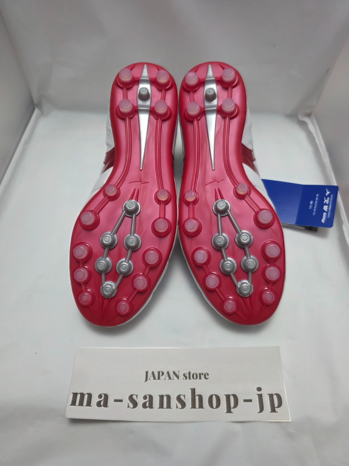 Mizuno Soccer Spike Cleats Morelia II JAPAN AG P1GA250360 White Red width;2E