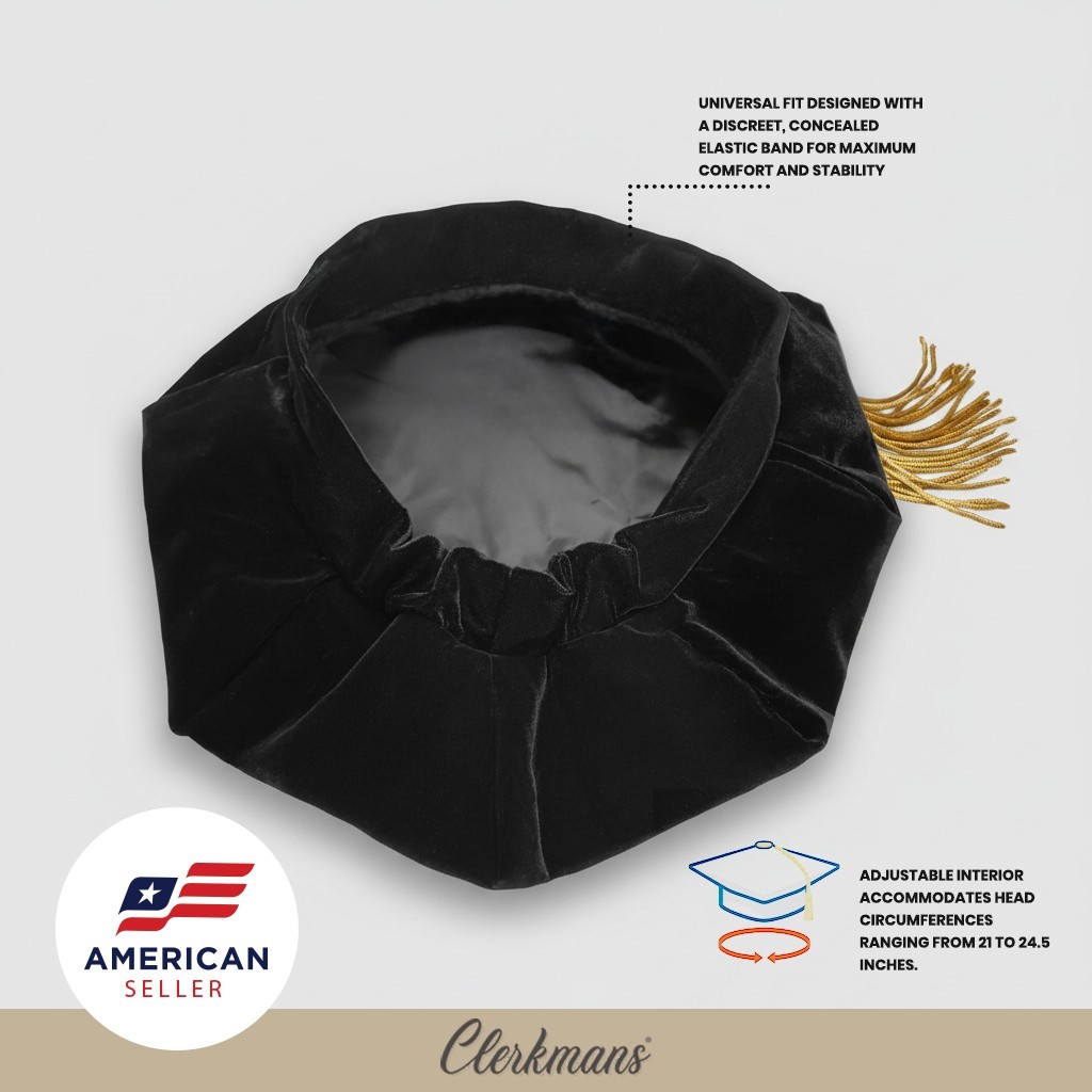 Classic Doctoral Graduation Tam & Gown – Academic Regalia