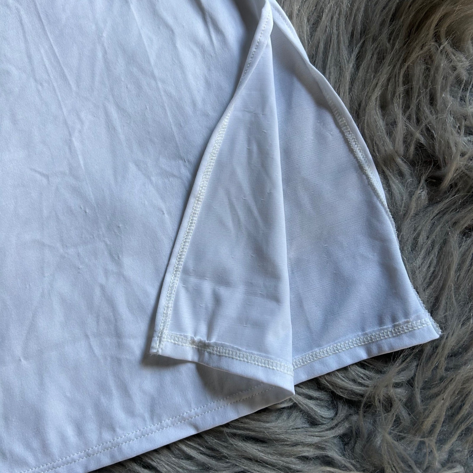 Vanity Fair Radiant Collection Full Slip Womens Size Medium White Slit