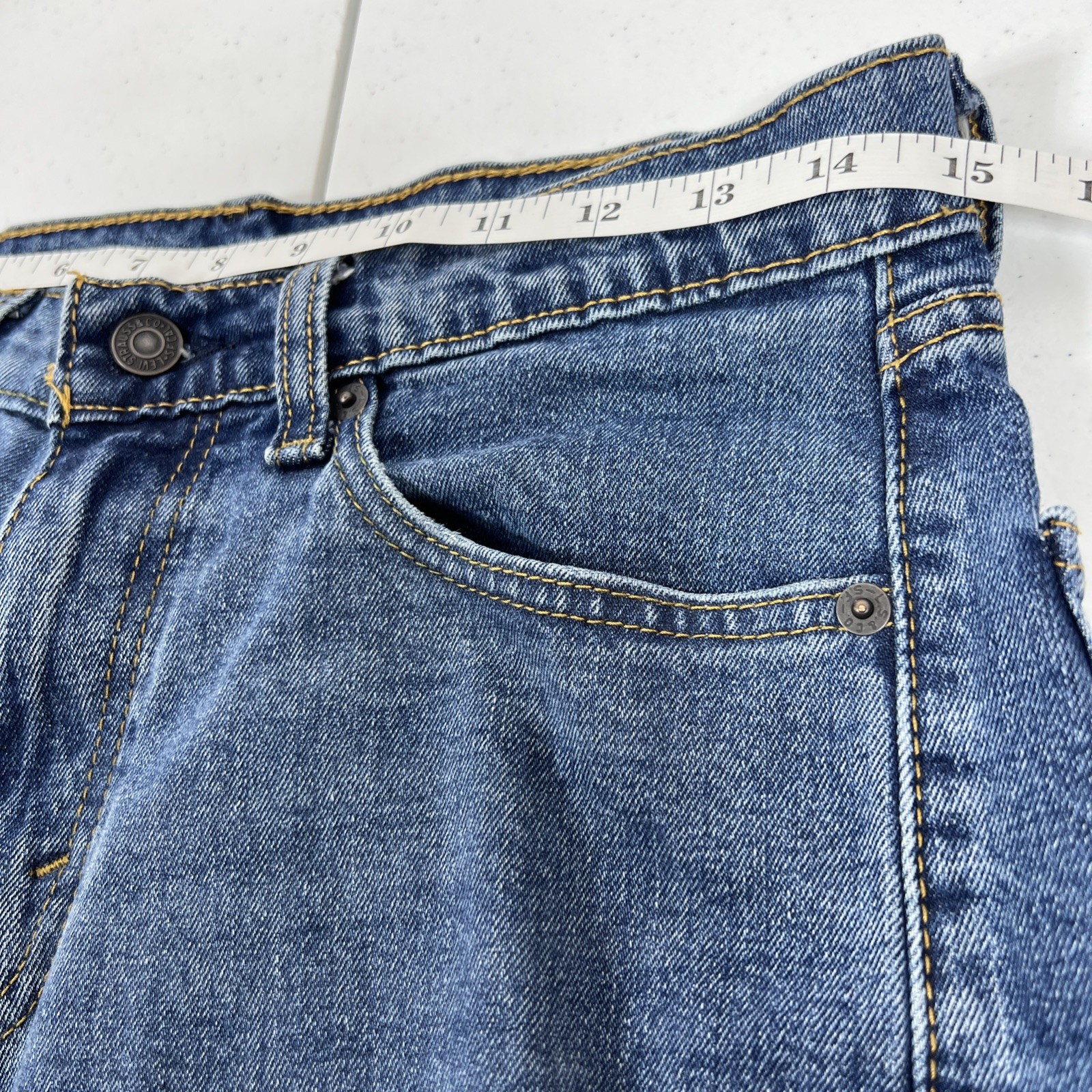 Levi‘s 505 Straight Blue Denim Casual Jeans Size 30