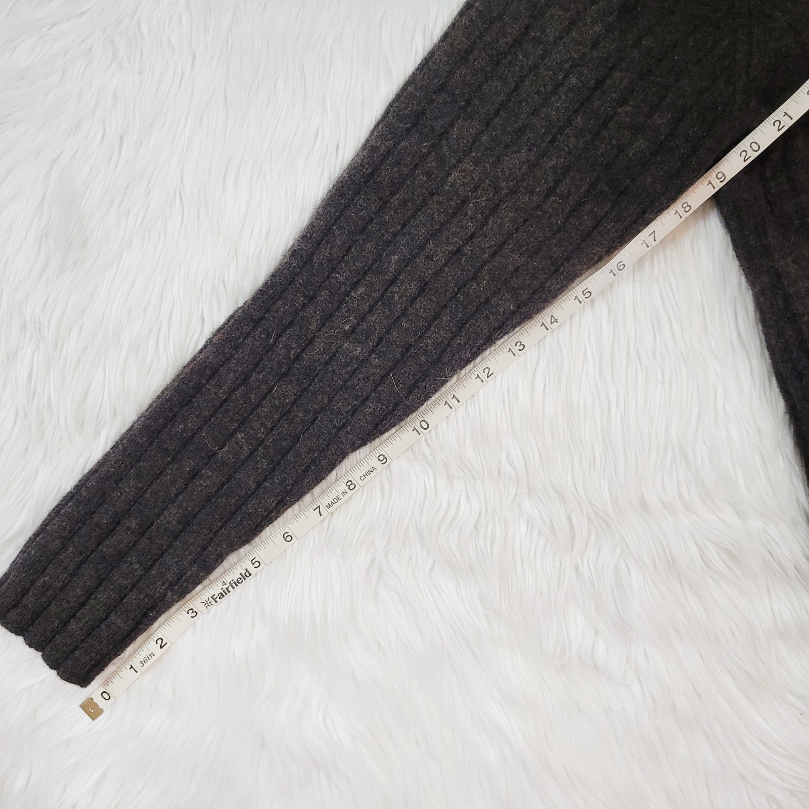 Vintage GAP Men’s Lambswool Sweater Medium M Brown Pullover