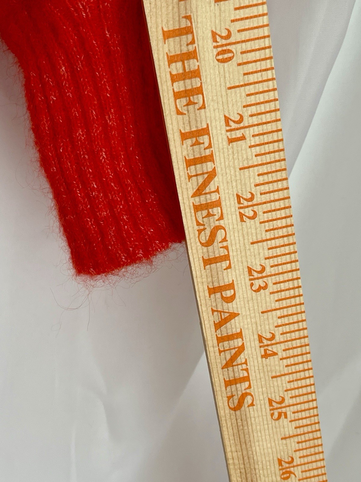 La Maille Sezane Paris Rue SaintFiacre Watermelon Red Mohair Wool Sweater S READ