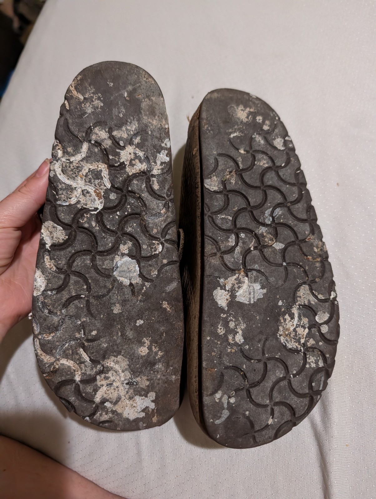 Birkenstock Boston Clogs 36 Brown Oiled Leather Soft Footbed Heavily Broken-In