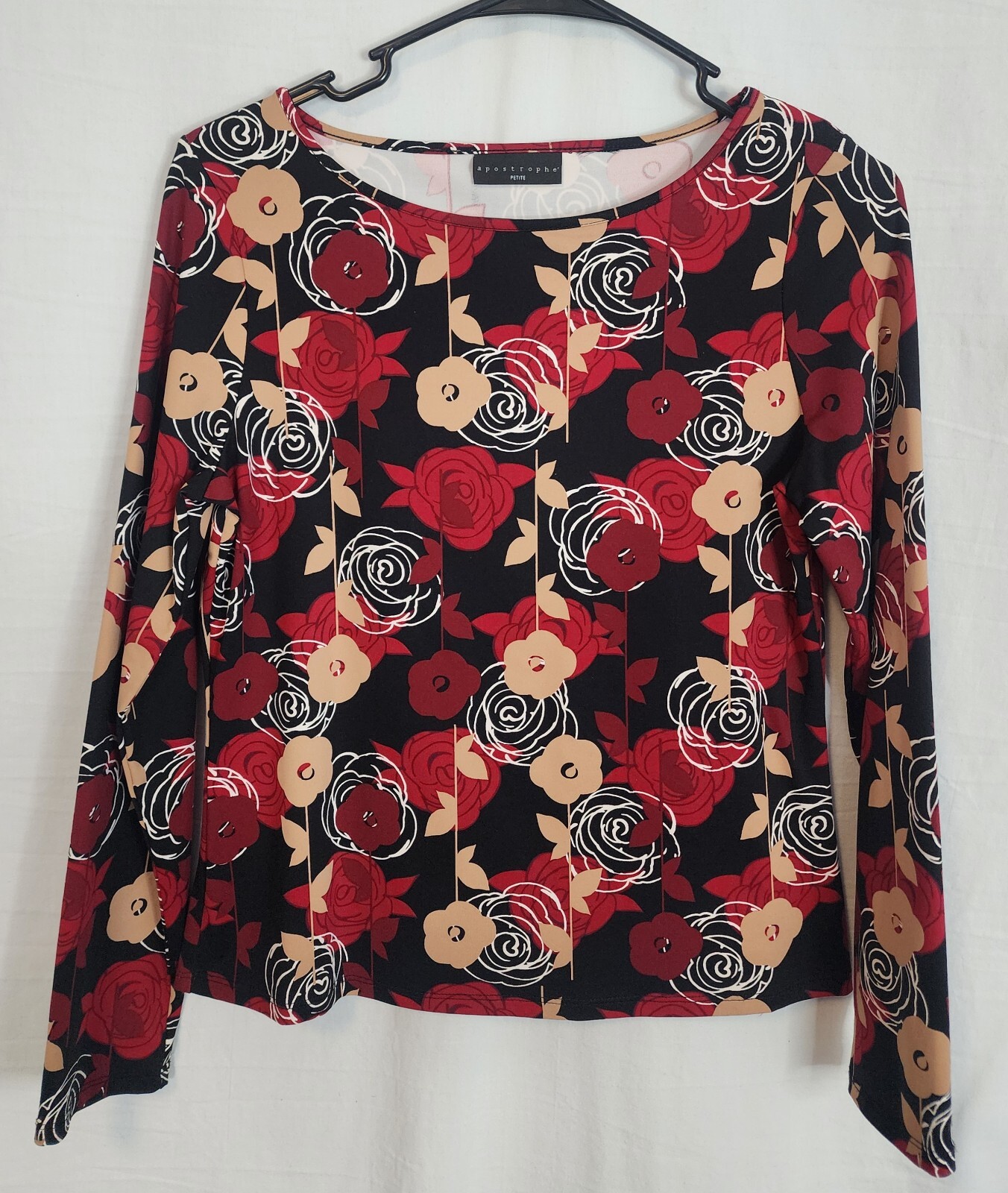 Apostrophe Petite, Womens Floral Long Sleeve, Size Not Described Looks Like A S
