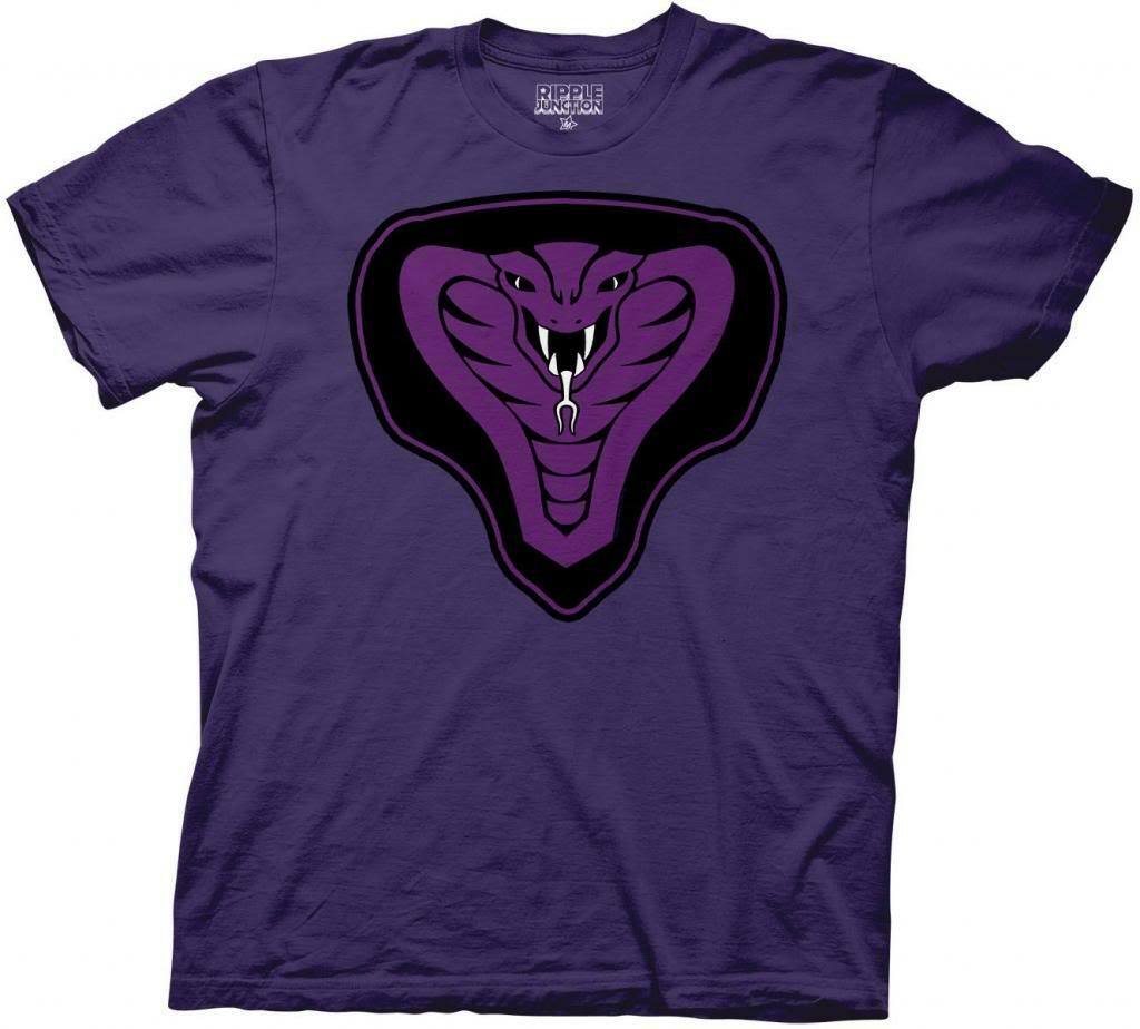 Adult Comedy Movie Dodgeball Purple Cobra Gym Performance Halloween Costume Tee