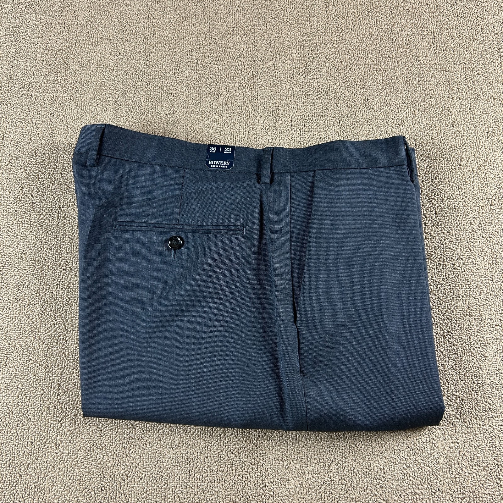 J.Crew Bowery Men’s Flat Front Dress Pants Blue Size 36X32 NWT MSRP $148