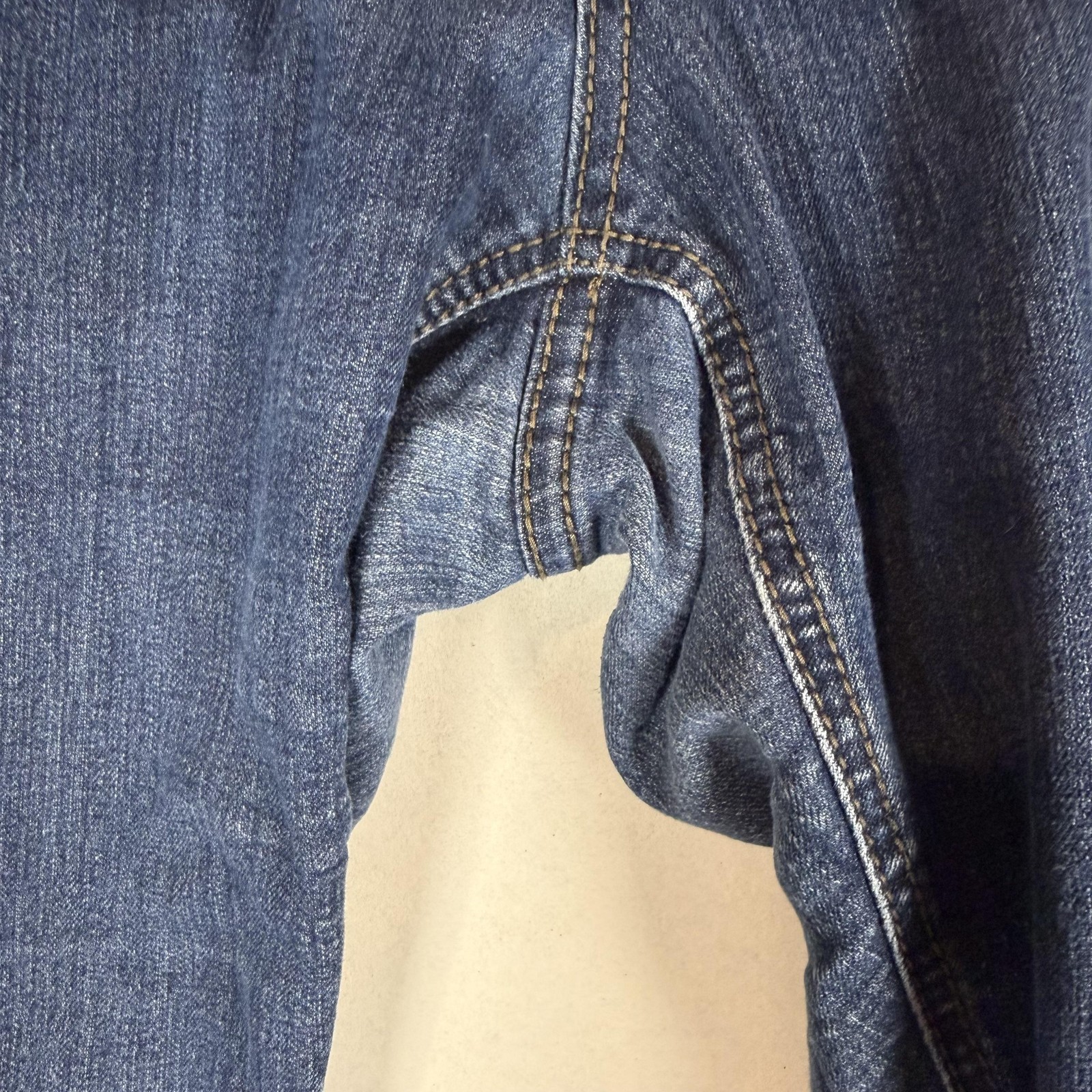 Avenue Denim Jeans Womens 20P Blue Medium Wash High Rise Straight Stretch
