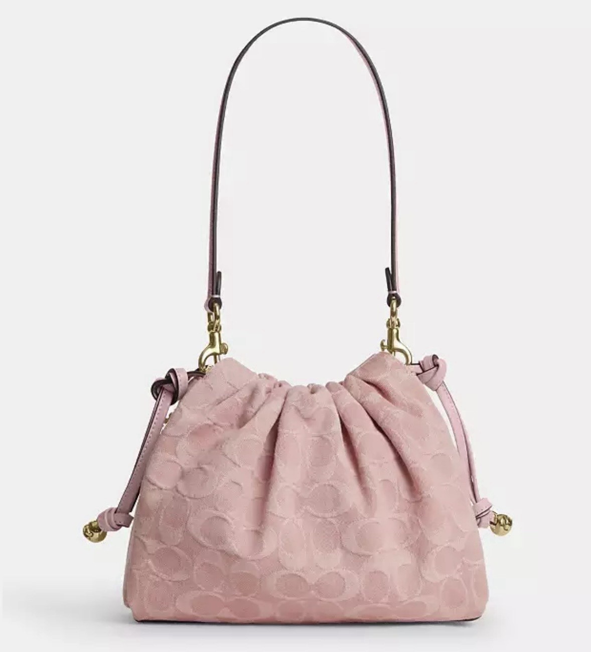 Coach Outlet Faye Drawstring Bag – Signature Denim CFD03 IMNH1