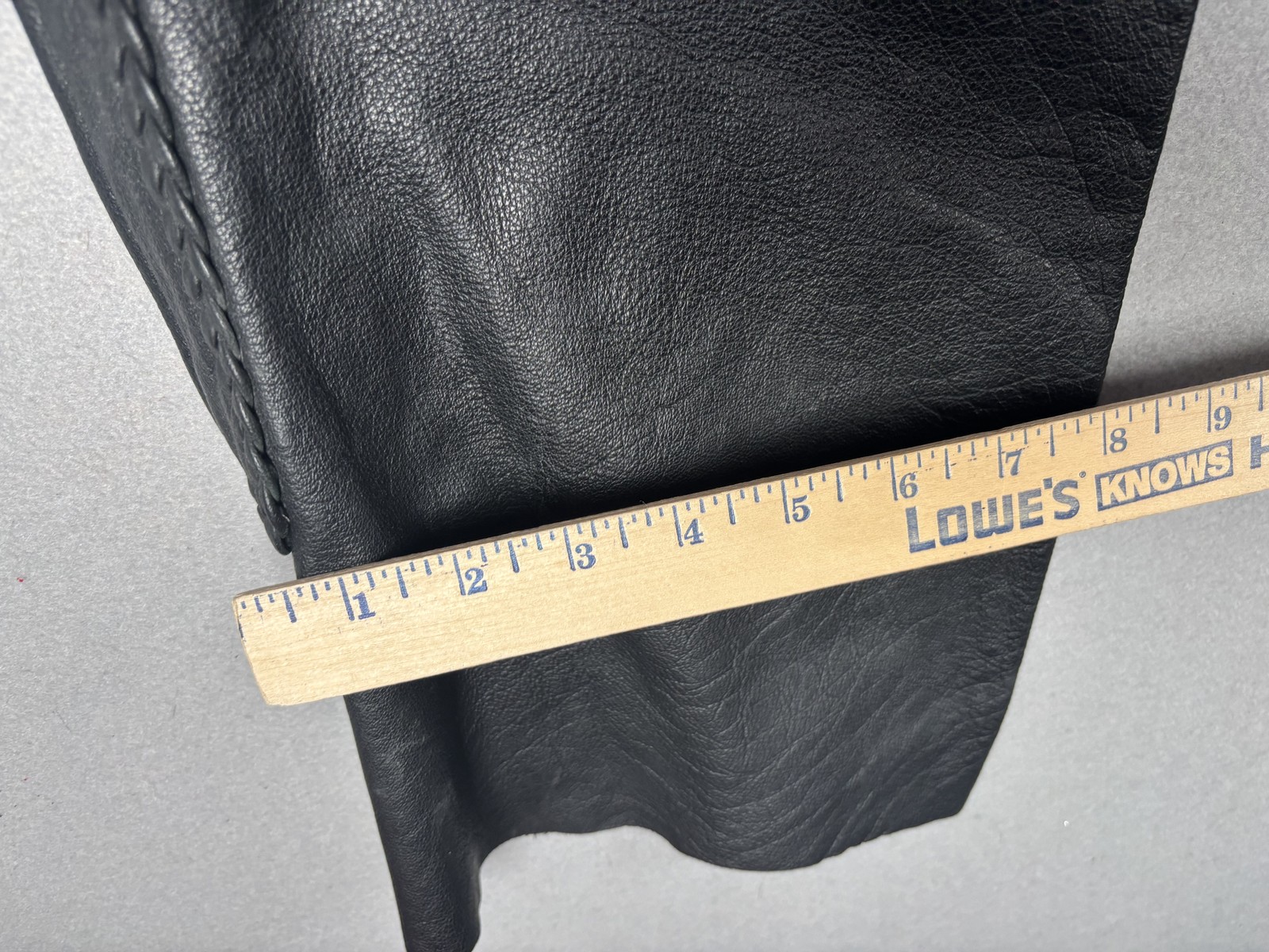 MOB Classic X4 Leather Chaps Womens Medium Biker Motorcycle YKK Zip Collection