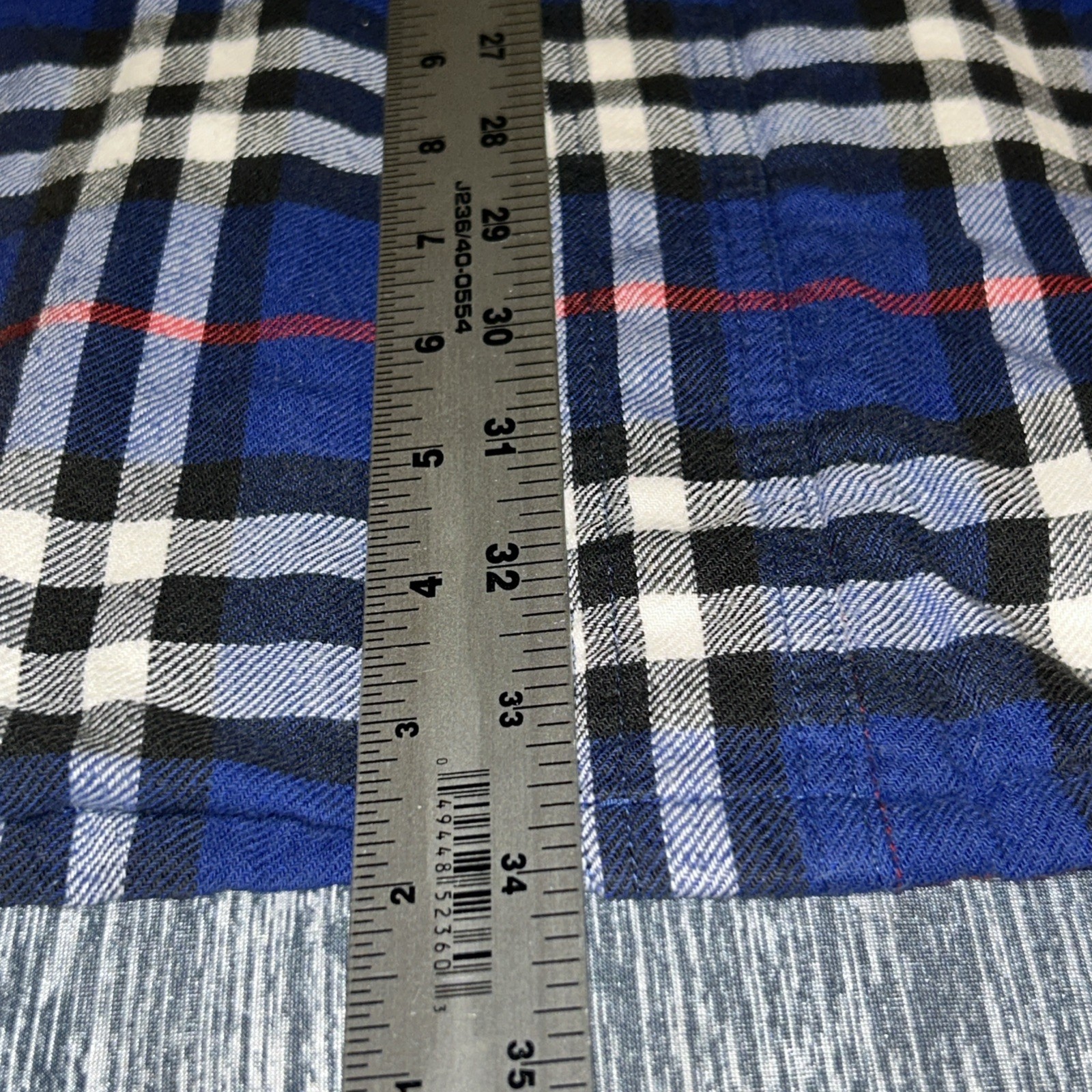 Vintage David Taylor Plaid Flannel Waffle Thermal Lined Men’s 2XL Tall Shirt