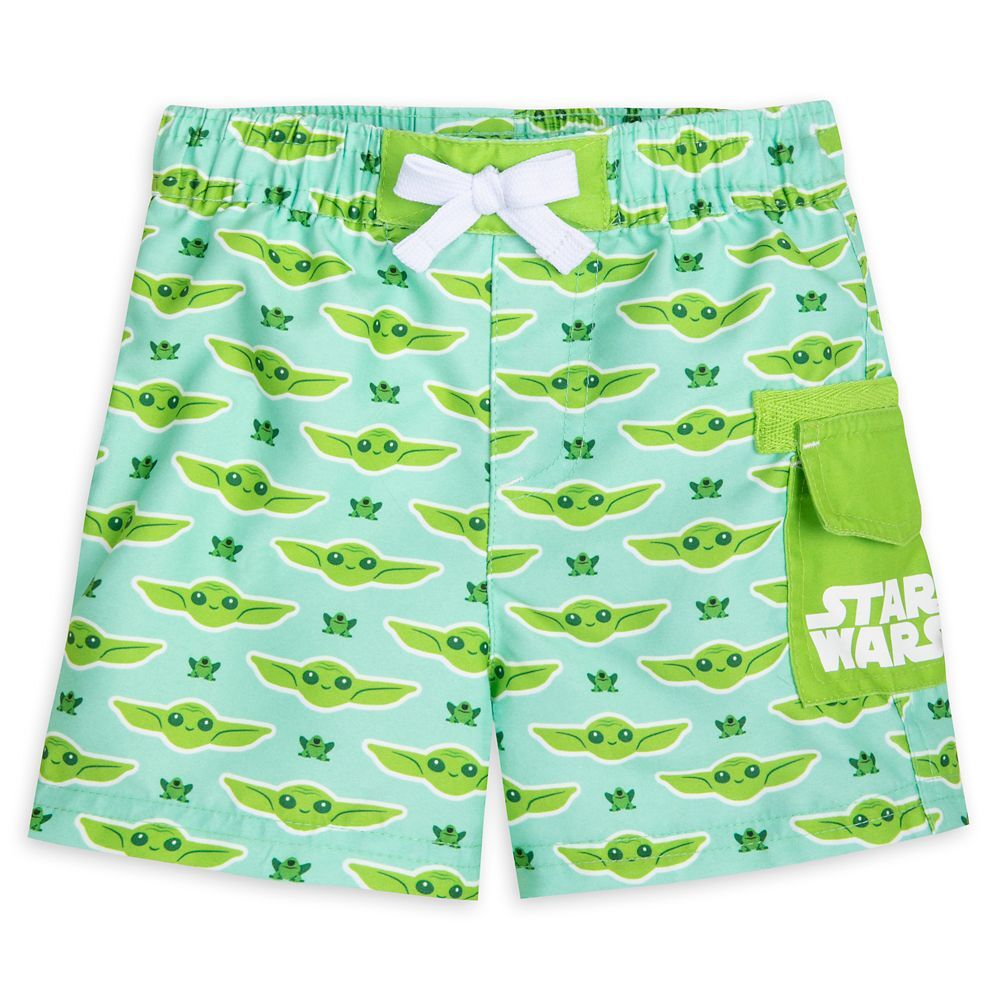 Star Wars Baby Yoda Grogu Child Swim Trunks 3 6 9 12 18 24 Months Mandalorian