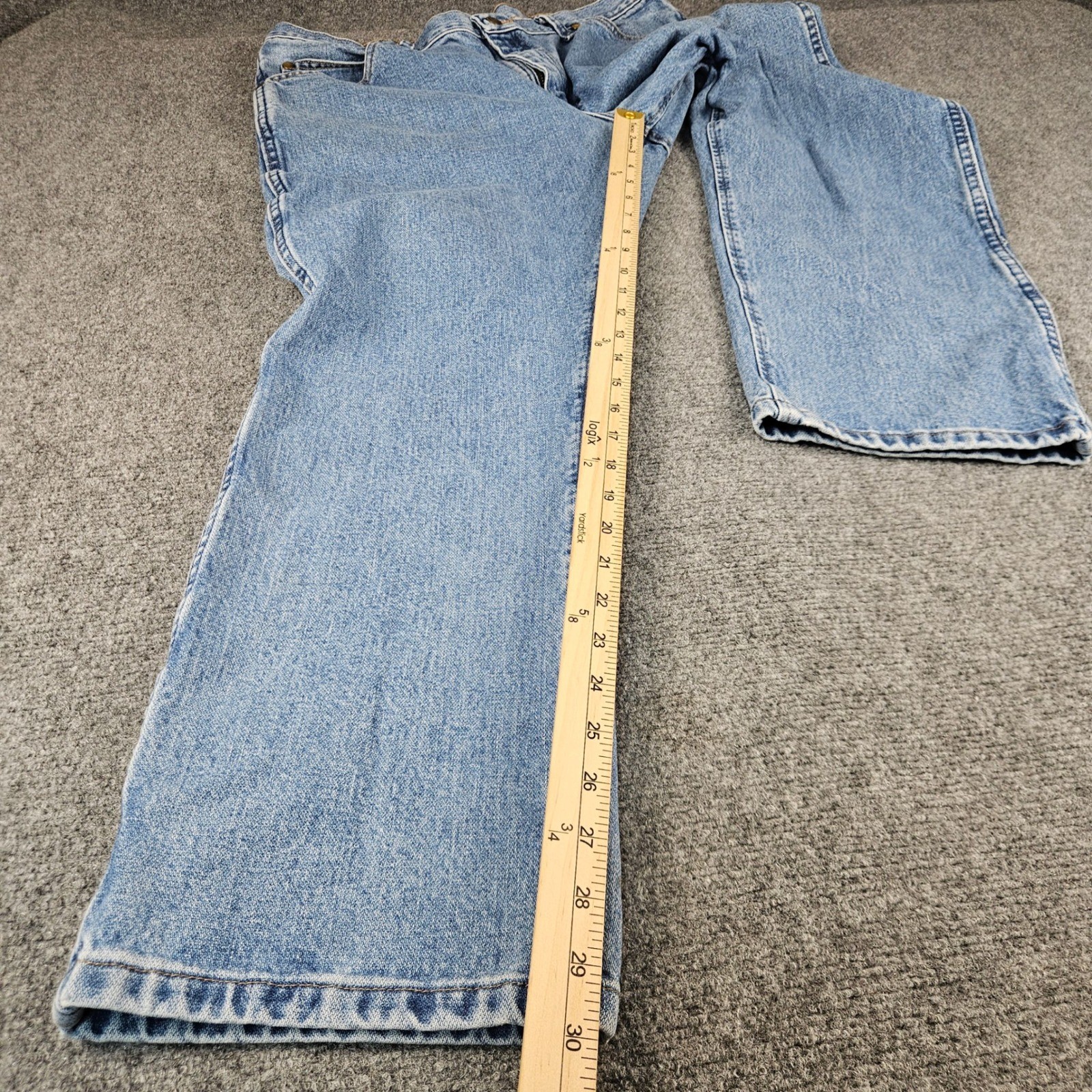 Wrangler 47MWZ Regular Fit Premium Performance Cowboy Cut Jeans Light Wash 38×30