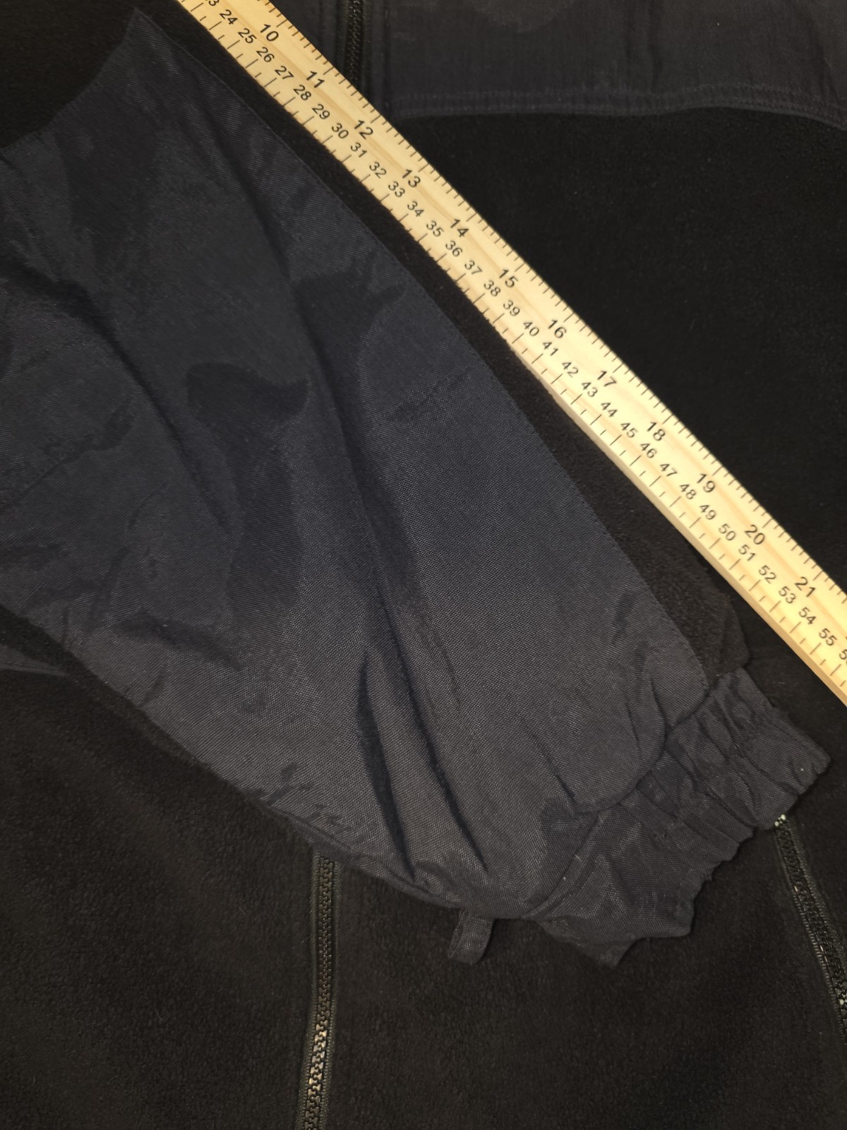 Columbia Titanium Fleece Nylon Full Zip Size S Black Jacket