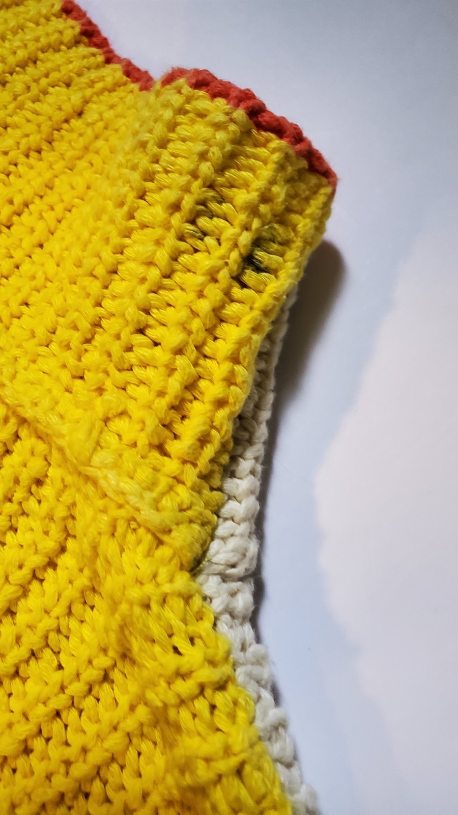 Free People Sunbright Sweater Yellow Colorful Fuzzy Sz M