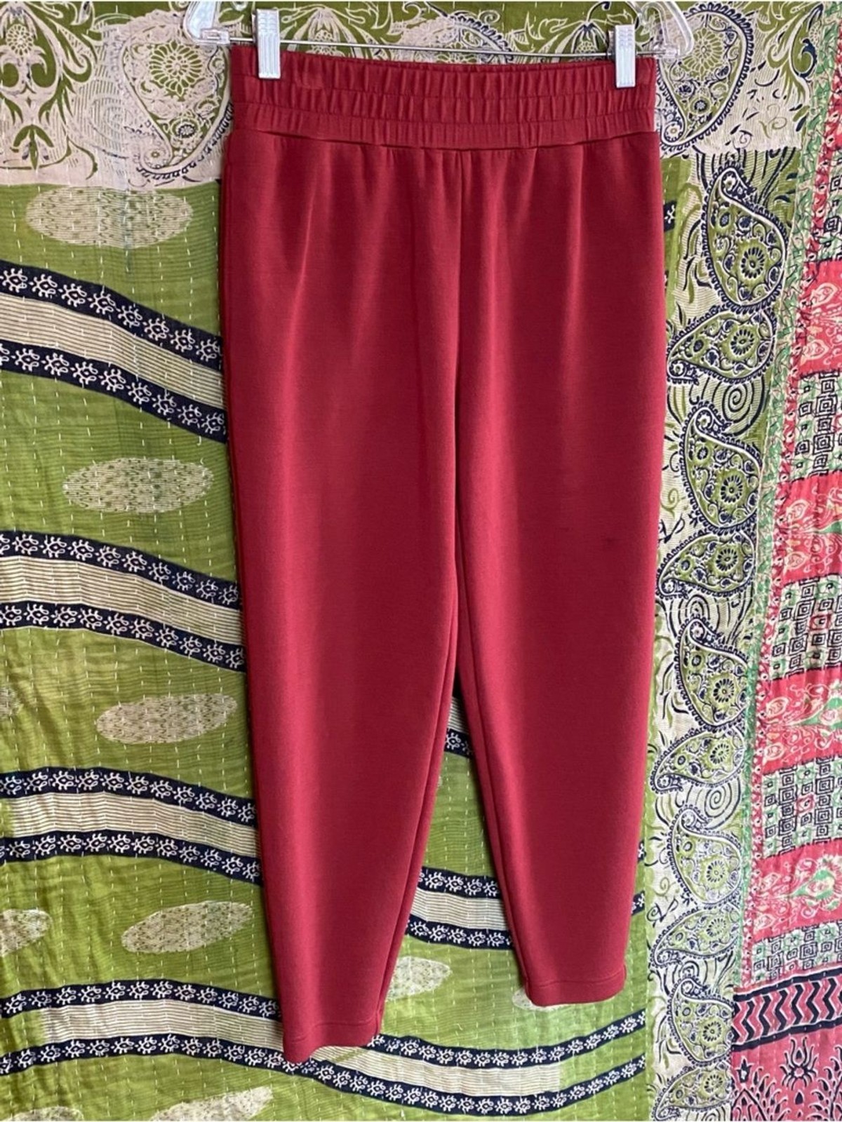 Varley DoubleSoft Russet Brown The Slim Pants Size Small 25″ Bestselling Style