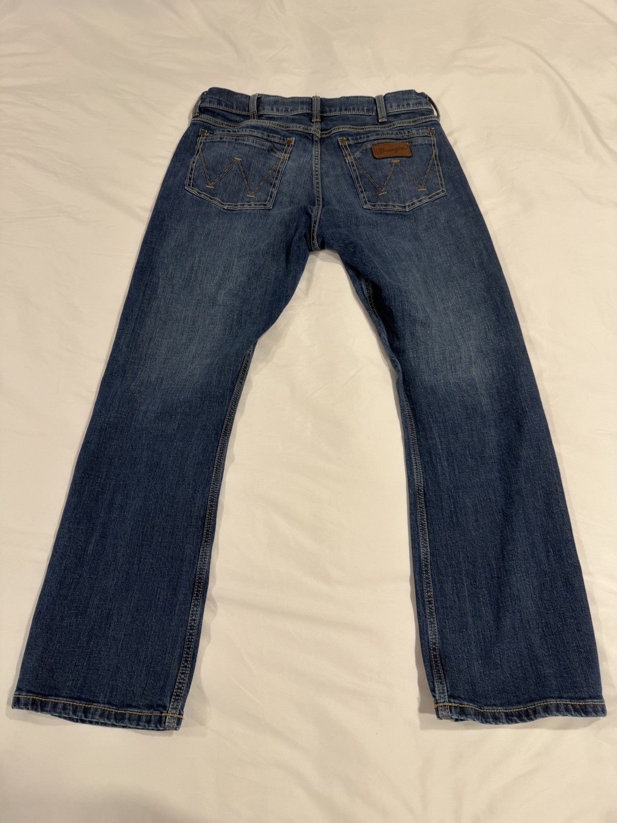 Wrangler Retro Slim Boot Jeans Denim Men’s Size 34×32 Blue WLT77LY Medium Wash