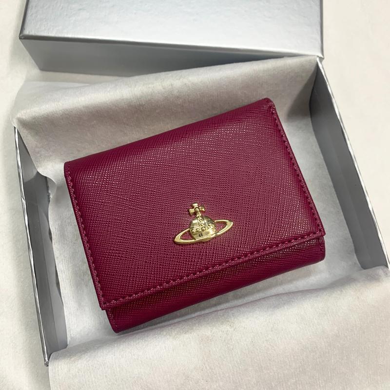 Vivienne Westwood Gamaguchi threefold wallet Color Wine Red 11cm × 9cm × 3cm　