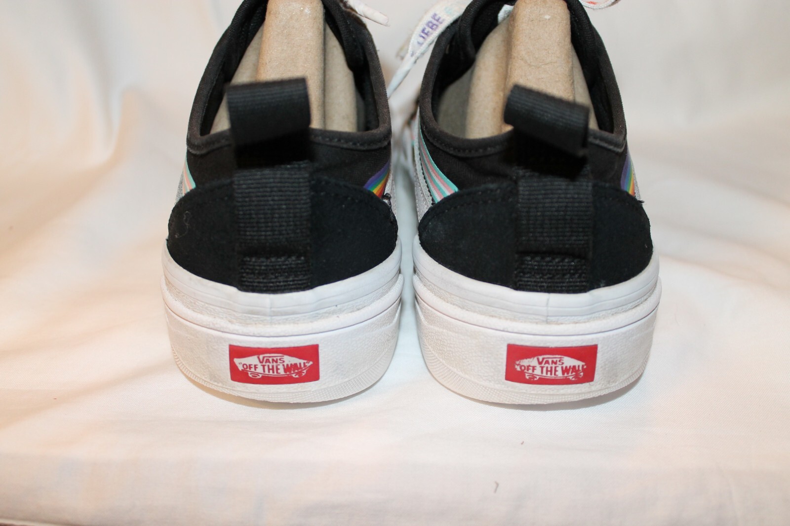 Vans Old Skool Sneakers Sentry Pride UltraCush Black Low Lace Up Men 5.5 Women 7