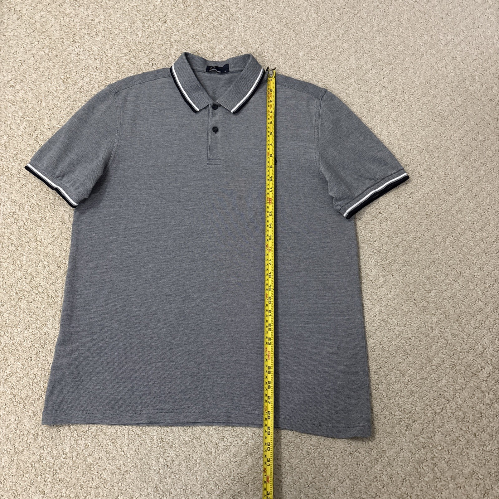 Fred Perry M3600 Polo Shirt Mens XL Extra Large Short Sleeve Cotton Navy Blue