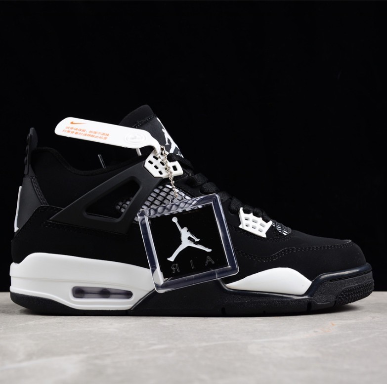 US Size 7 – 12Jordan 4 “White Thunder” Retro Men’s Mid Top Basketball Shoes