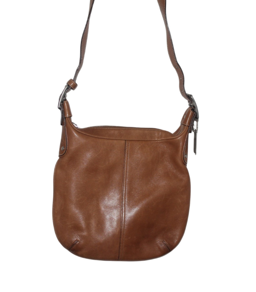 Vintage Coach Brown Leather Shoulder Bag M2S-6676– Classic Style