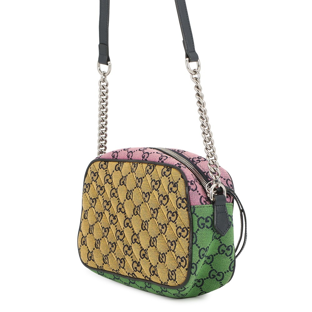GUCCI GG Marmont Shoulder Bag GG Canvas Multicolor 447632