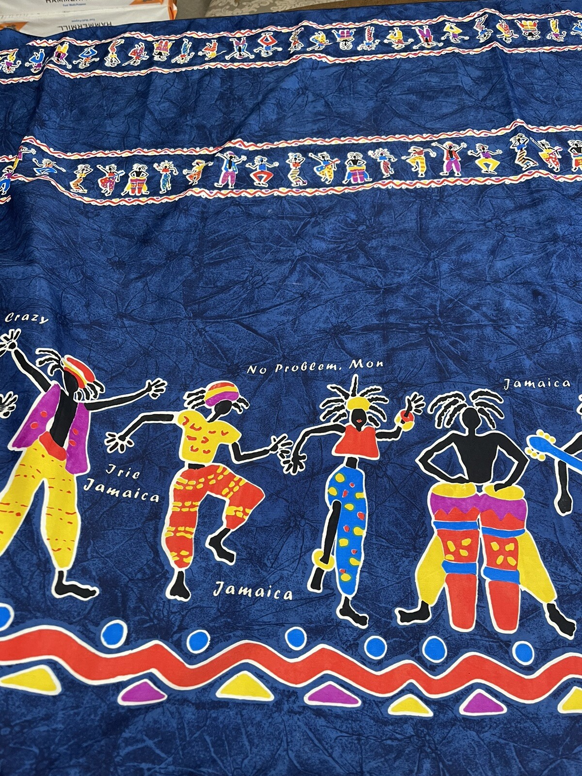 Scarf Afrobeat Tribal Sarong/ Wrap Beachwear Jamaica Beach Vacay 42″X 68″ Approx