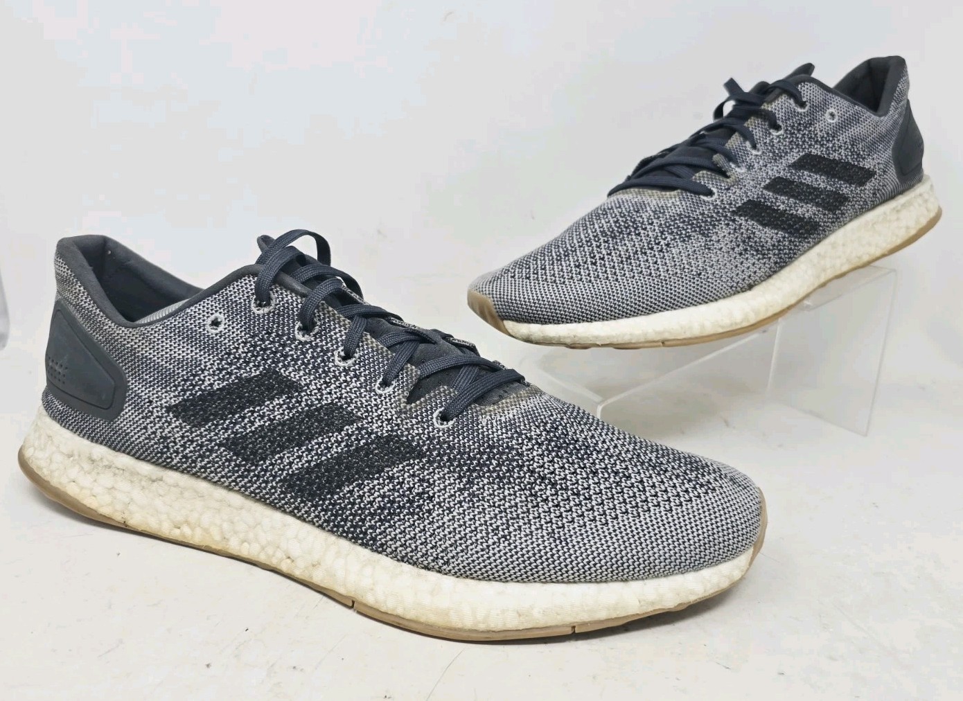 Adidas Mens Pure Boost DPR Gray Sneaker Athletic Running Sz 13