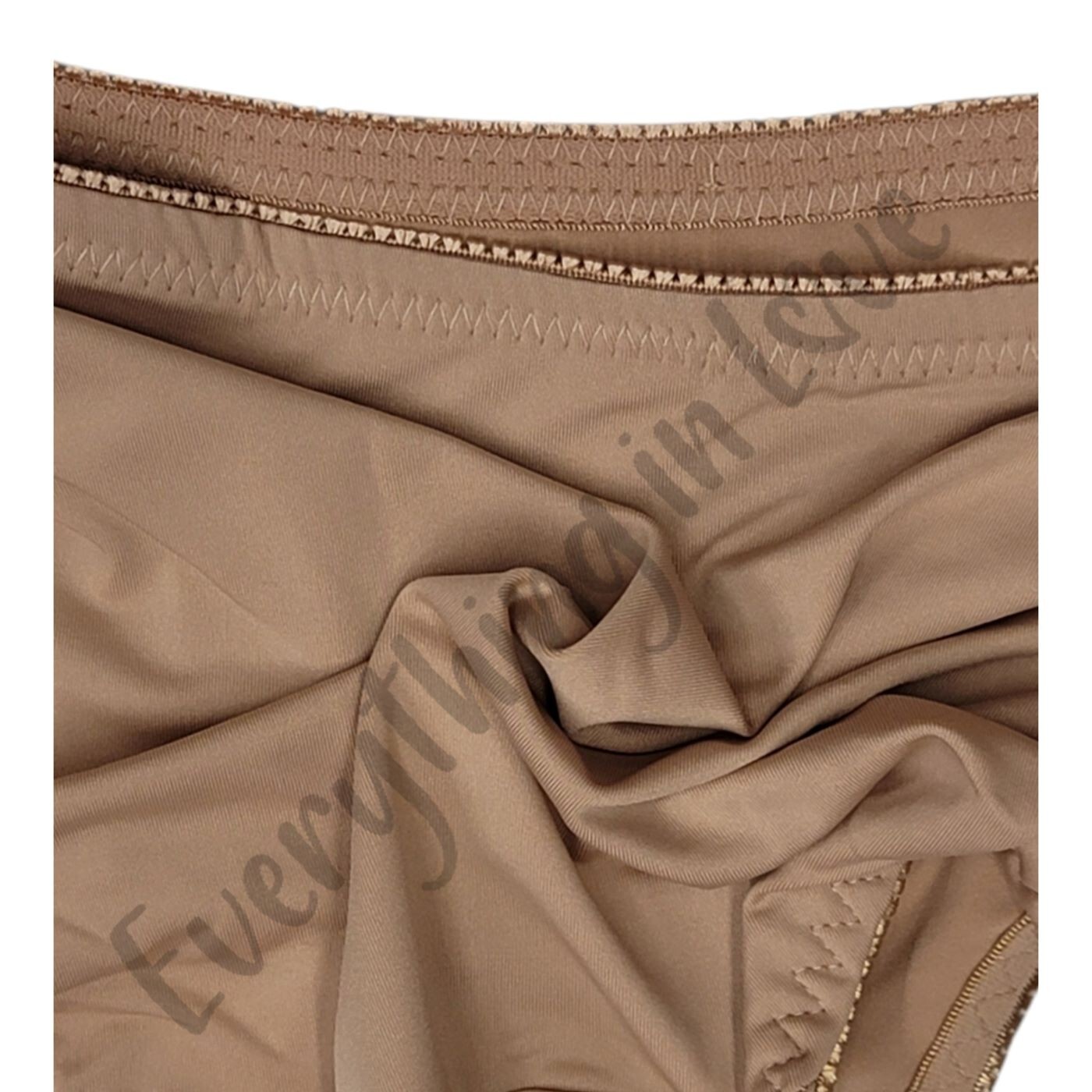 Wakoii Mid-High Waist Stretch Nylon Breathable Full Coverage Satin Brief Panties