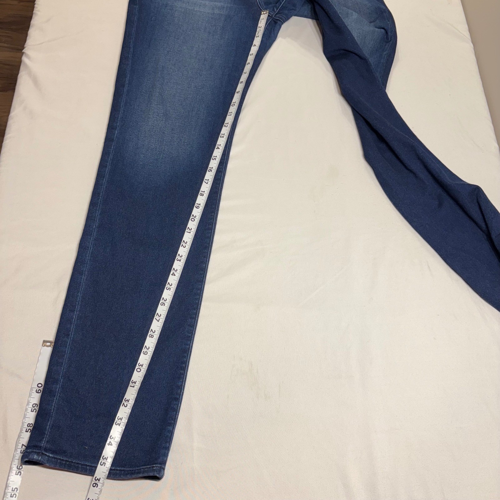 Joe’s Jeans The Brixton Straight Narrow Mens 34 Blue Peck Wash 45KDIPEK8225-PEK