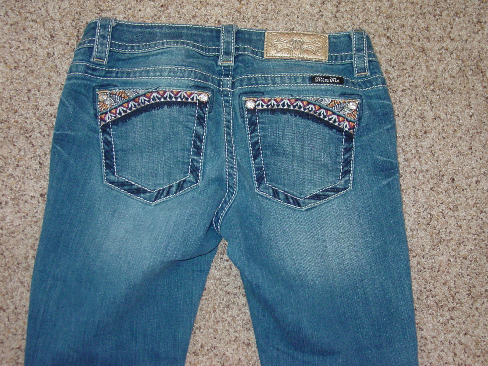 Womens Miss Me JP7697B4D Signature Boot Jeans! Size 27×29